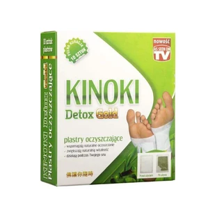 Очищувальні пластирі Kinoki Detox Gold Bio-Formula 10 шт Aura Herbals
