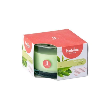 Ароматична свічка Bolsius Aromatic 2.0 Glass Green Tea 1×1 шт, розмір 90 х 63 мм: ціни та характеристики