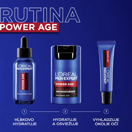L'Oréal Paris Men Expert Power Agre Відновлювальний крем для шкіри навколо очей 15 мл: ціни та характеристики