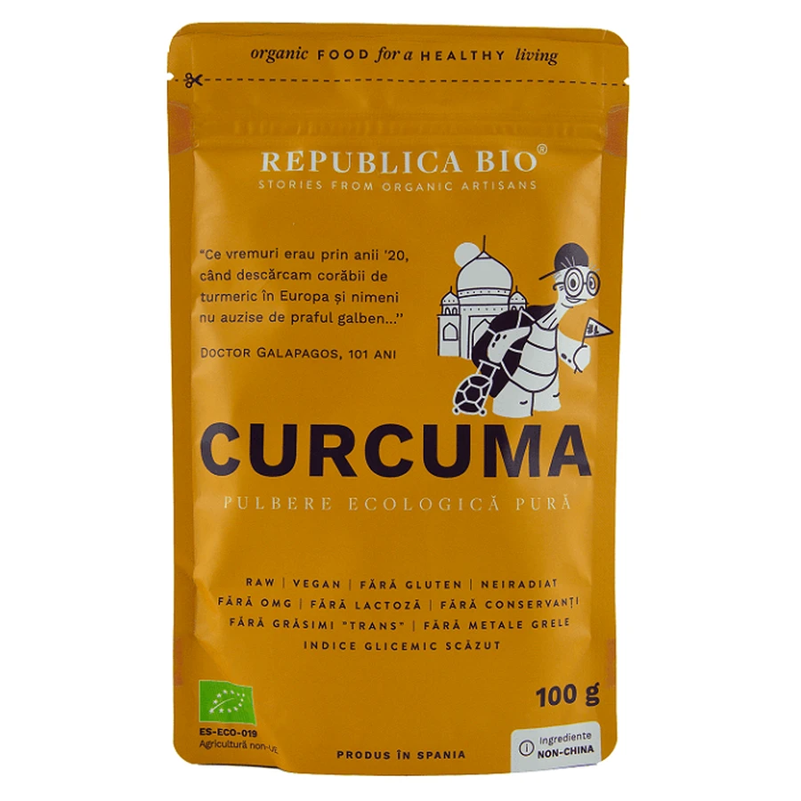 Органический порошок куркумы, 100 г, Organic Republic: цены и характеристики