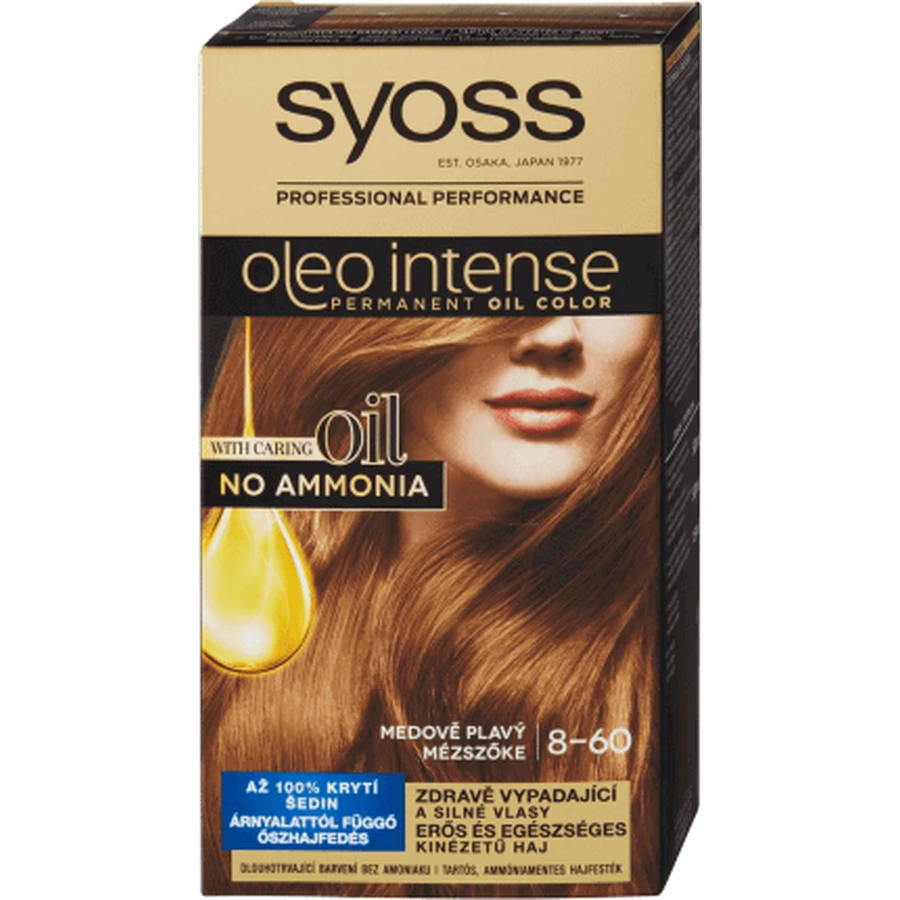 Перманентна фарба Syoss Oleo Intense 8+60, 1 шт.: ціни та характеристики