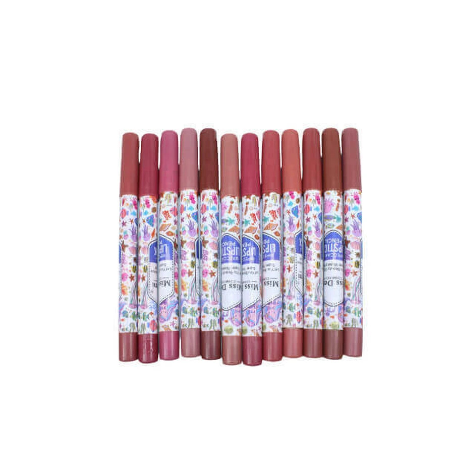 Набор из 12 карандашей для губ, Miss Demi, Impeccable, Waterproof: цены и характеристики