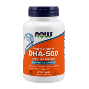 Now Foods DHA-500, 90 микрокапсул