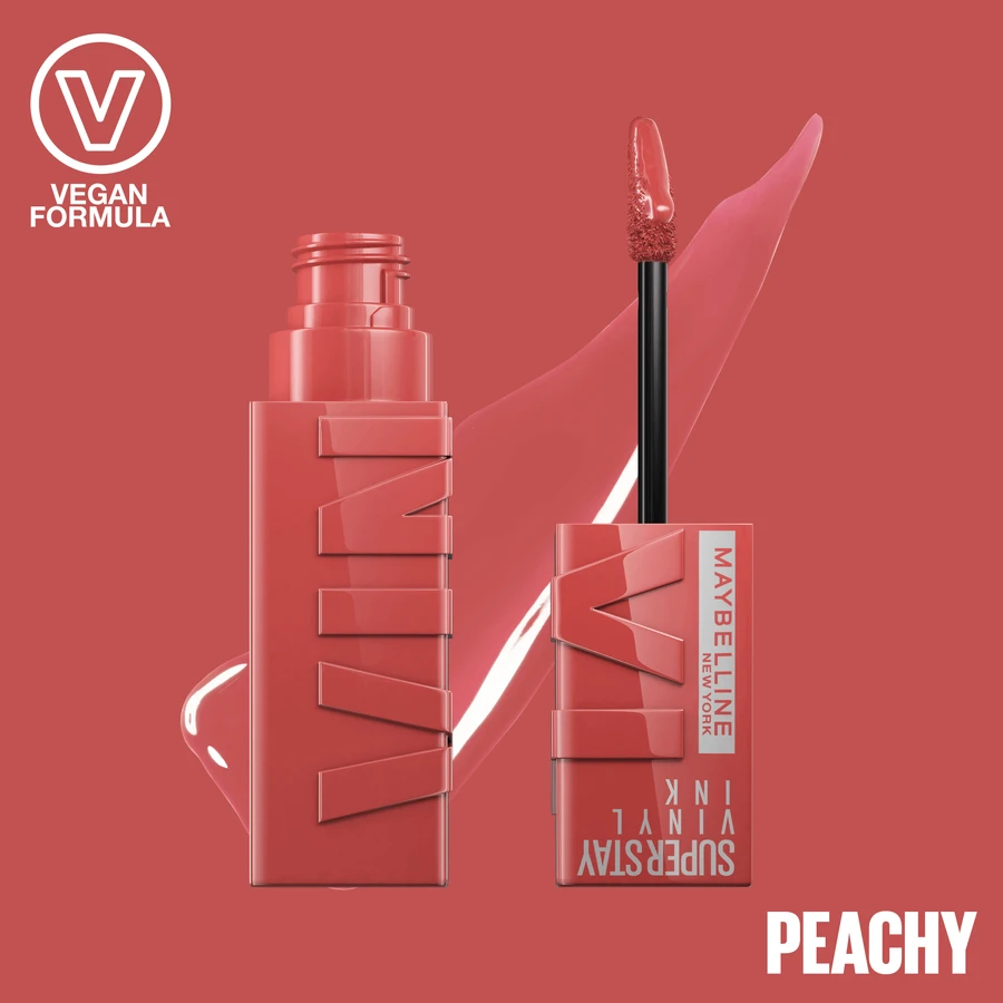 Рідка помада Maybelline New York New York Superstay Vinyl Ink 15 Peachy 4.2 мл: ціни та характеристики