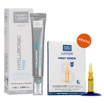 Набор с бесплатным гиалуроновым филлером MartiDerm Shots, сыворотка для лица, 20 мл + Platinum Night Renew, ночной бустер, 2 мл x 5 ампул: цены и характеристики