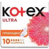 Прокладки гігієнічні Kotex Ultra Extra Soft Normal з крильцями 10 шт