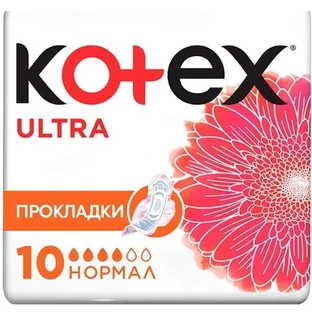 Прокладки гигиенические Kotex Extra Soft Normal с крылышками 10 шт