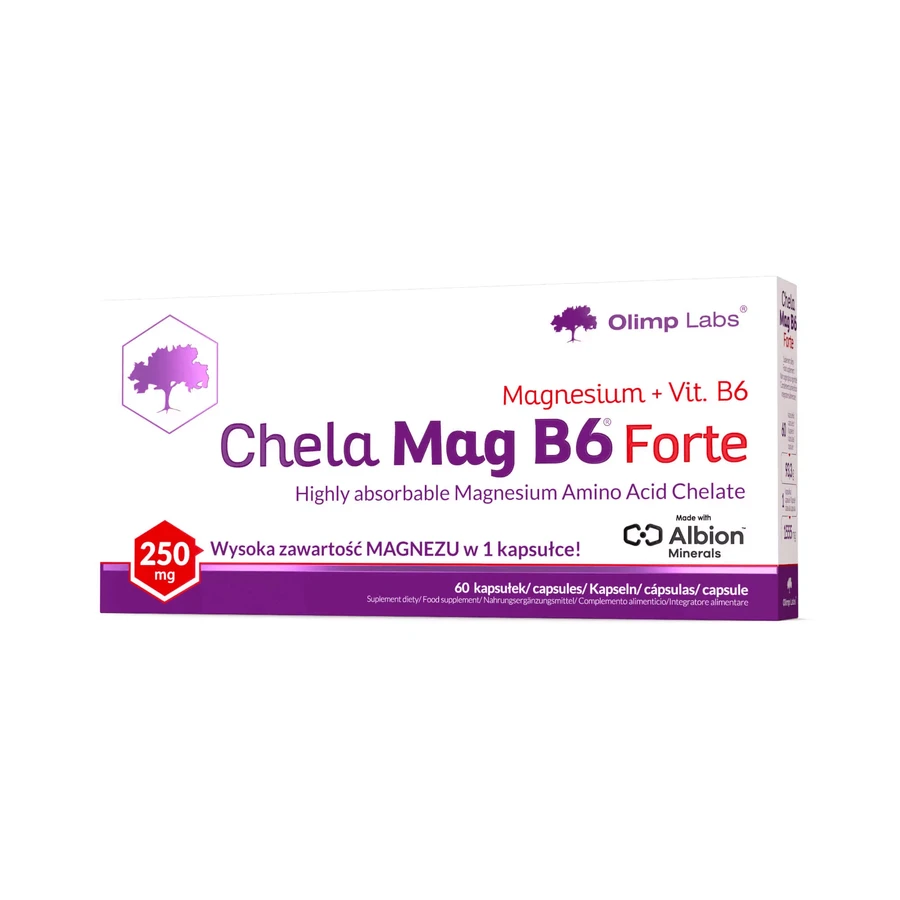 Хела-Маг В6 Форте Olimp Chela-Mag B6 Forte, 60 капсул: ціни та характеристики