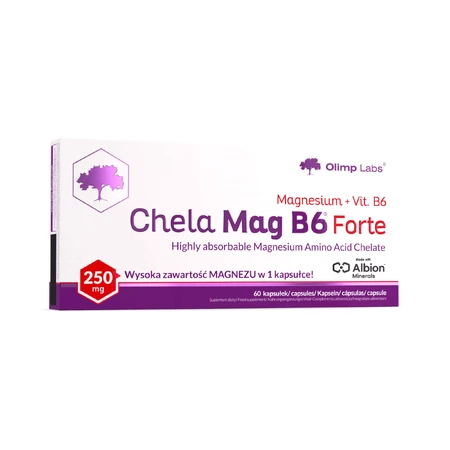 Хела-Маг В6 Форте Olimp Chela-Mag B6 Forte, 60 капсул: ціни та характеристики