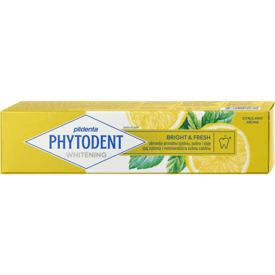 Phytodent Bright & Fresh, відбілююча зубна паста, 75 мл: ціни та характеристики