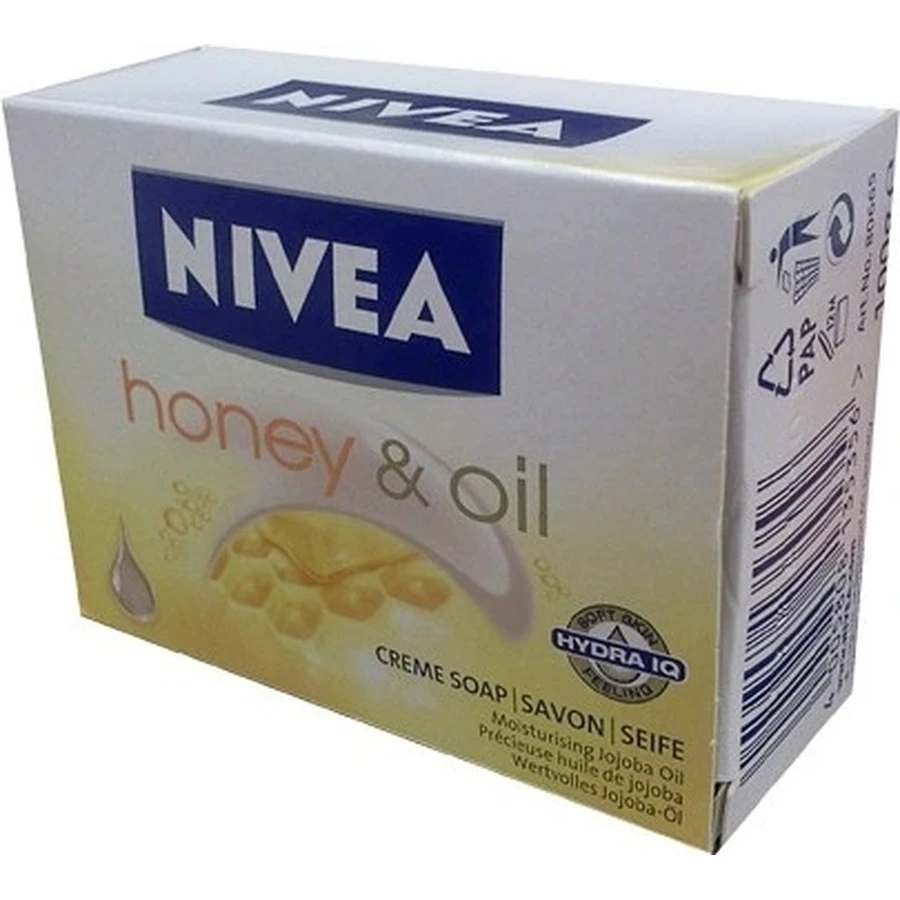 NIVEA Твердое мыло Мед и масло 100 г 1×100 г, твердое мыло: цены и характеристики