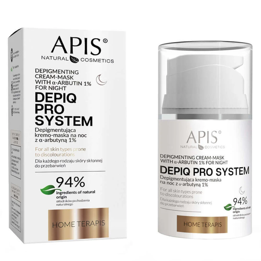Apis Depiq Pro System, депігментуючий нічний крем-маска, 50 мл: ціни та характеристики