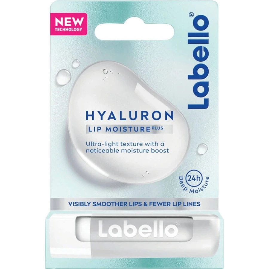 Labello Hyaluron Lip Moisture Plus 1×5,2 г, бальзам для губ: ціни та характеристики