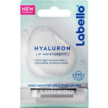 Labello Hyaluron Lip Moisture Plus 1×5,2 г, бальзам для губ: ціни та характеристики