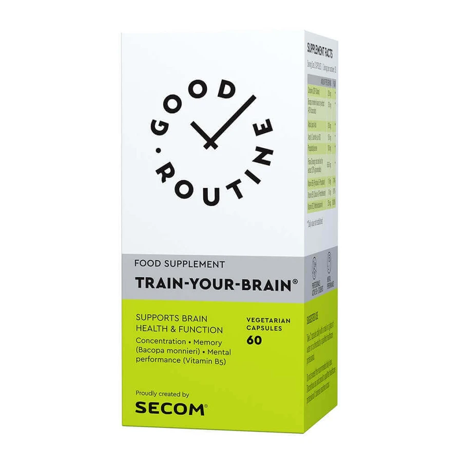 Комплекс Secom Train Your Brain Good Routine, 60 капсул: ціни та характеристики