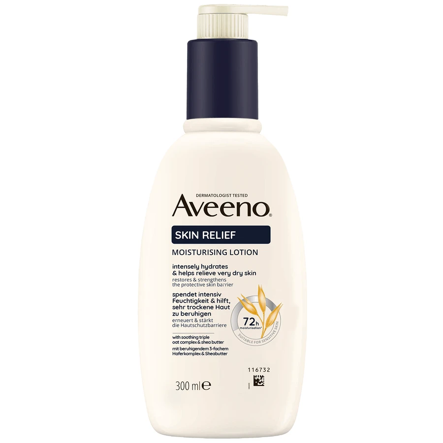 Aveeno Skin Relief, зволожуючий лосьйон для тіла, 300 мл: ціни та характеристики
