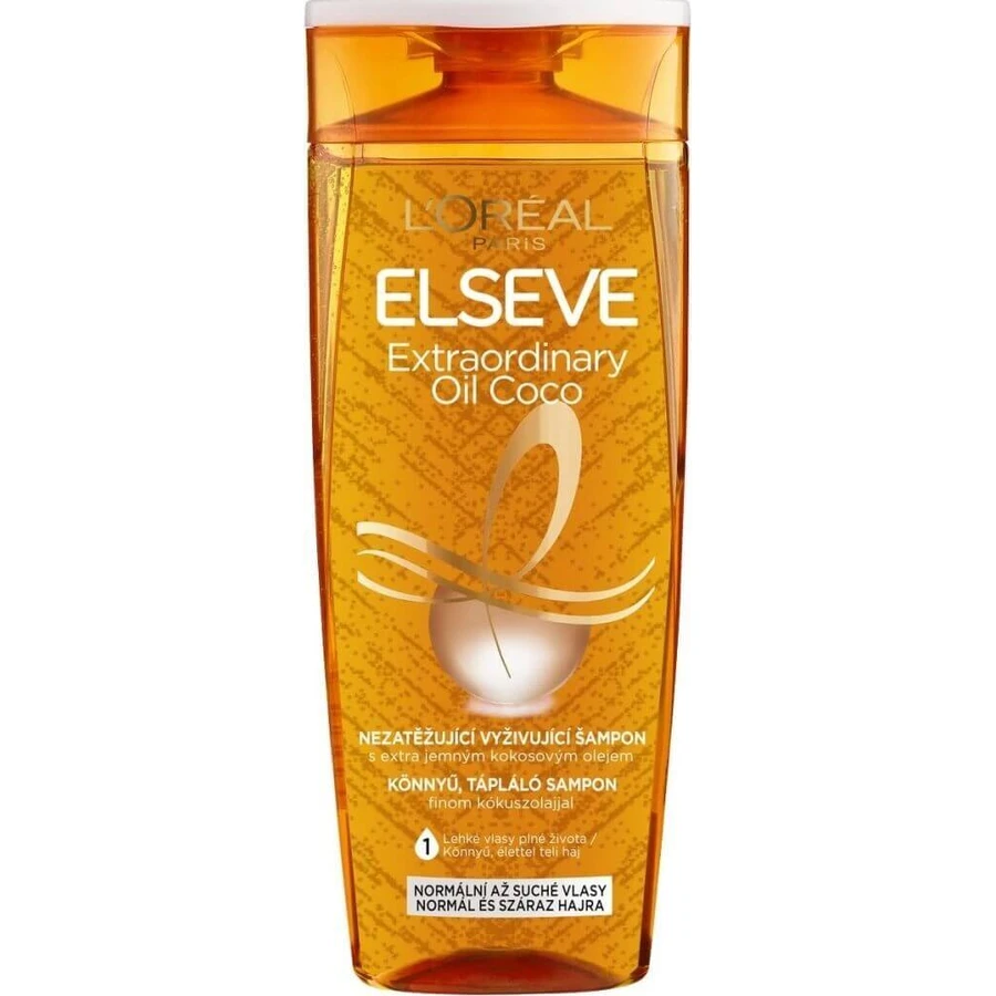 L'Oréal Paris Elseve Екстраординарний кокосовий шампунь з олією кокоса, 250 мл 1×250 мл: ціни та характеристики
