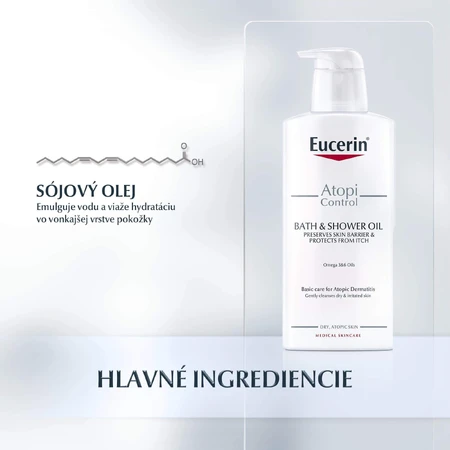 Олія для душу Eucerin AtopiControl 400 мл: ціни та характеристики