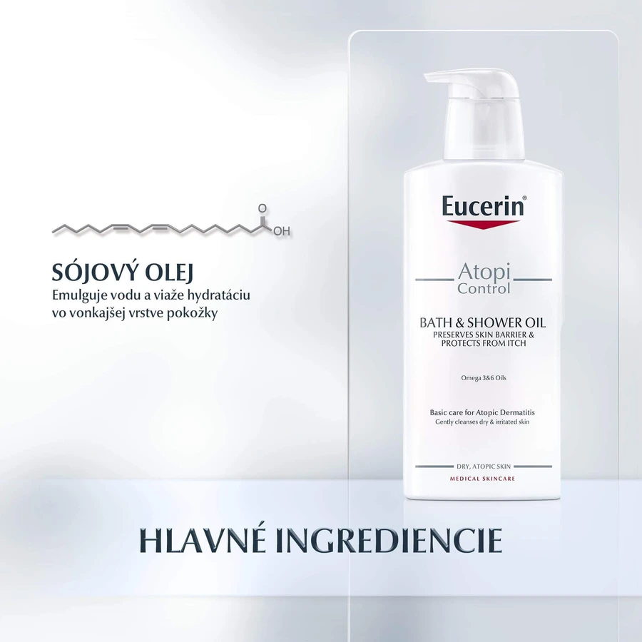 Олія для душу Eucerin AtopiControl 400 мл: ціни та характеристики