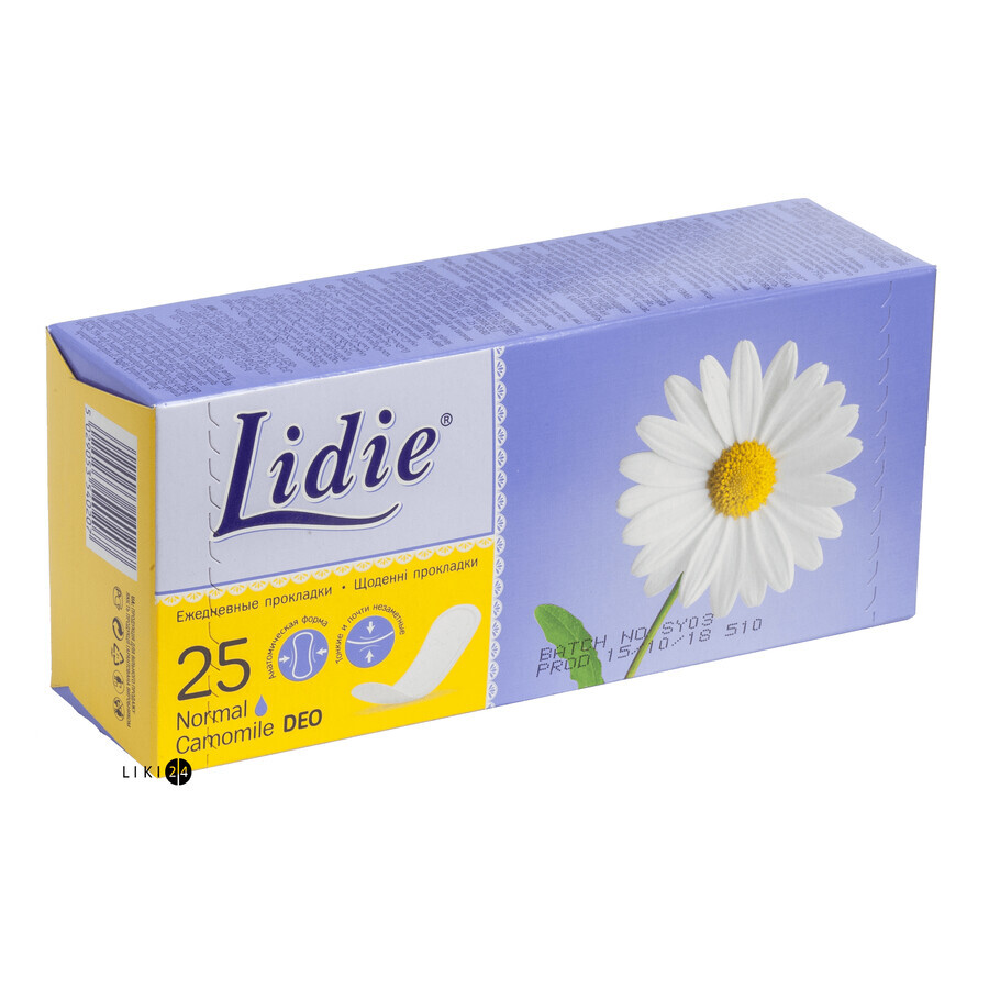 Прокладки щоденні Lidie slip Deo №25: ціни та характеристики