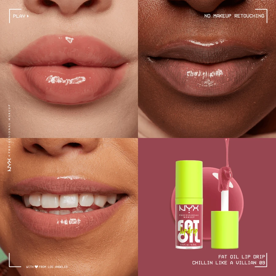 NYX Professional Makeup Fat Oil Lip Drip Lip Oil 09 Chilin Like A Villain: цены и характеристики