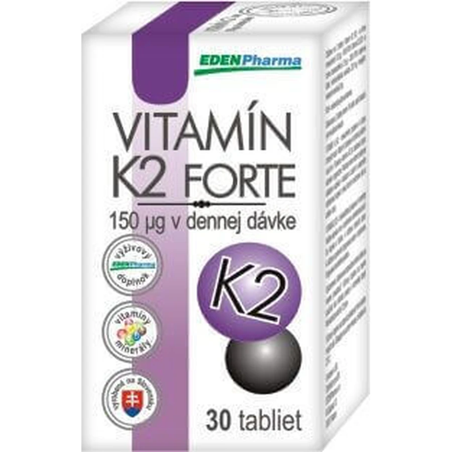 Edenpharma VITAMIN K2 Forte 30 таблеток: цены и характеристики