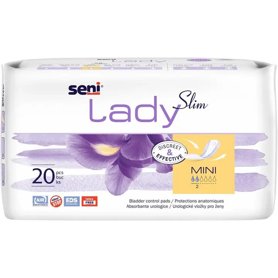 Урологічні прокладки Seni Lady Slim Mini 20 шт: ціни та характеристики
