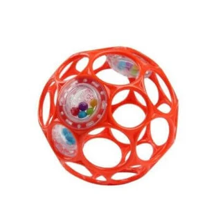 Игрушка-погремушка с шариком Oball Rattle, 0 месяцев+, Bright Starts
