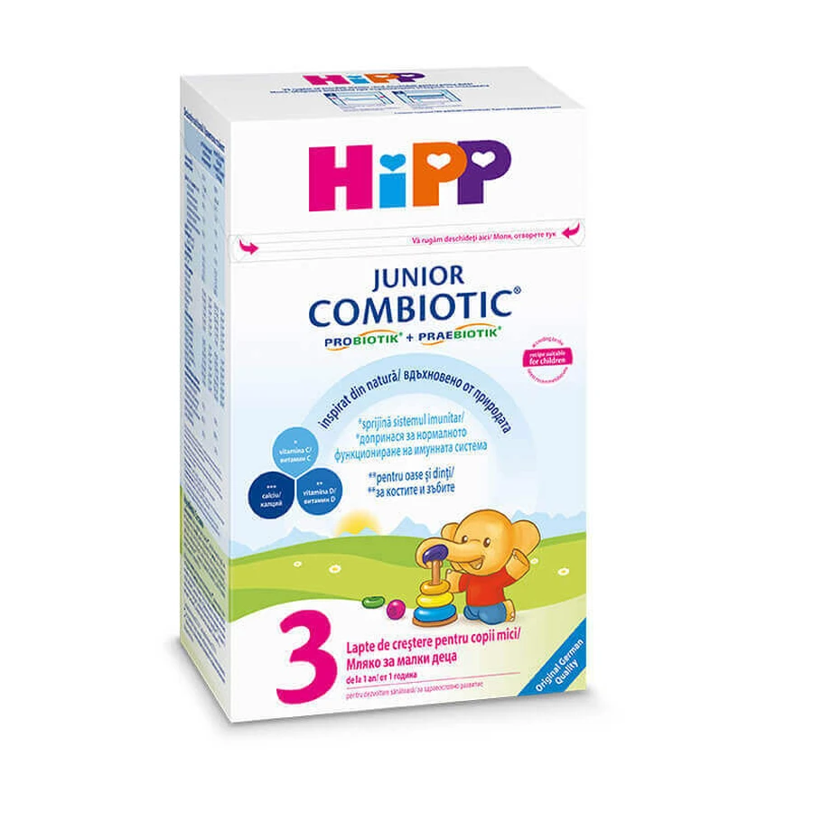 Комбиотик Юниор 3, +1 год, 500 г, 500 г, Hipp: цены и характеристики