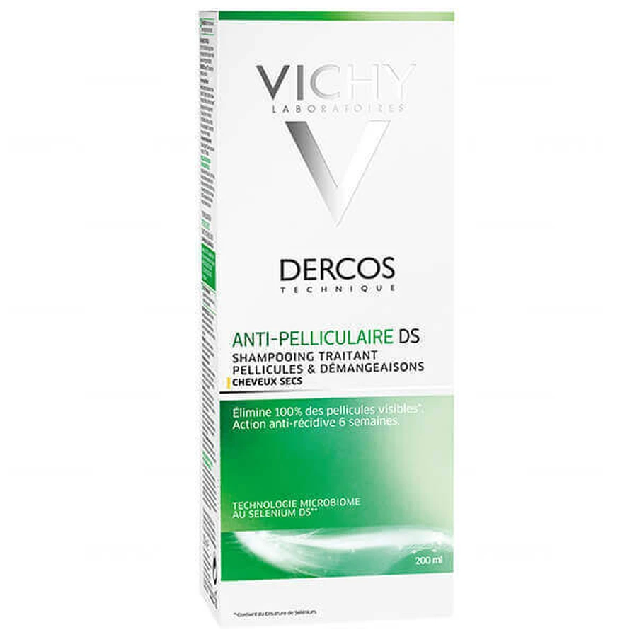 Vichy Dercos Шампунь проти лупи для сухого волосся, 200 мл: ціни та характеристики
