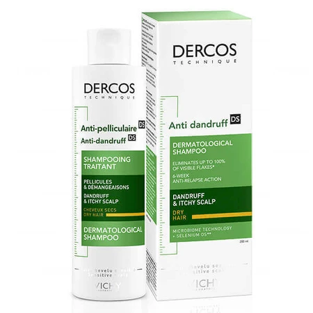 Vichy Dercos Шампунь проти лупи для сухого волосся, 200 мл: ціни та характеристики