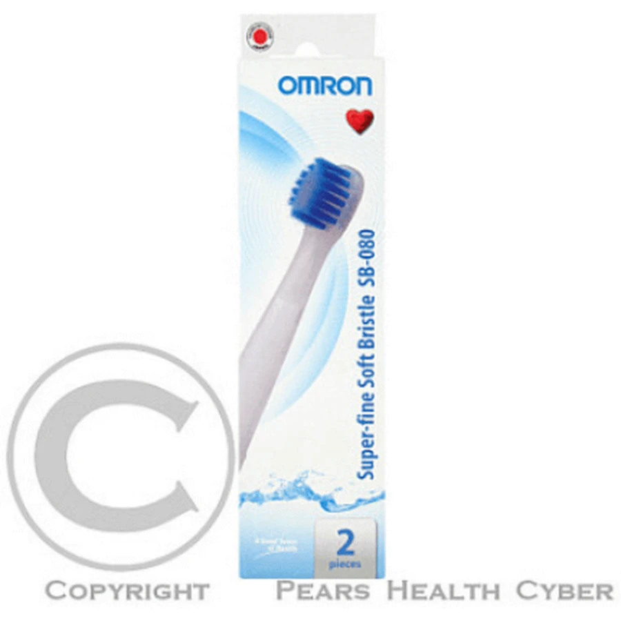 Запасна щітка Omron Super-Fine Soft SB-080, 2 шт.: ціни та характеристики