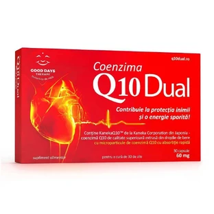 Коензим Q10 Дуал 60 мг Good Days Therapy Coenzyme Q10 Dual, 30 капсул