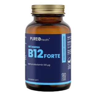 Pureo Health Витамин B12, метилкобаламин 100 мкг, 90 капсул