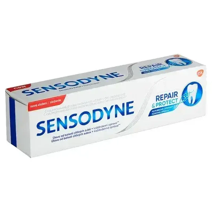Sensodyne Repair&Protect ментол 1х75 мл, зубна паста для відновлення чутливих зубів: ціни та характеристики