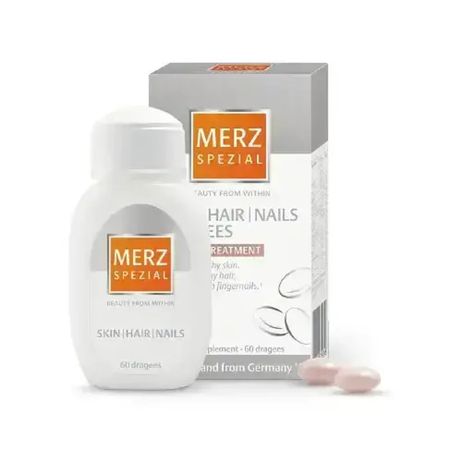 Кожа, волосы и ногти, 60 таблеток, Merz Pharmaceuticals: цены и характеристики