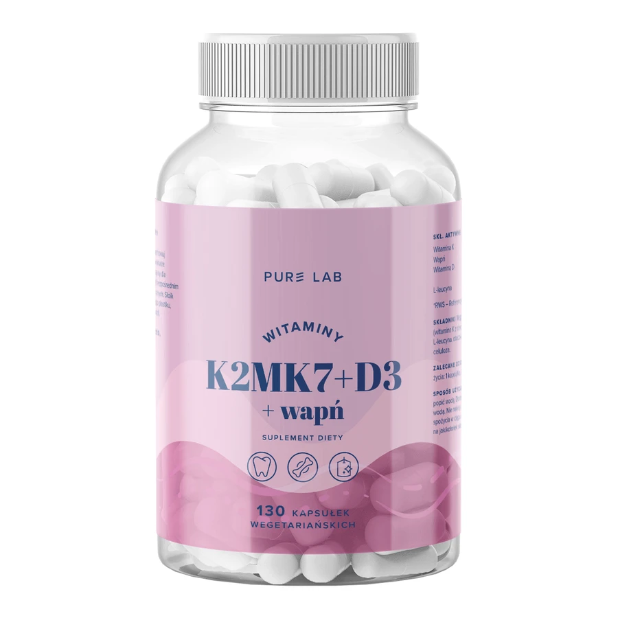 Pure Lab Vitamins K2MK7 + D3 + Wap, 130 вегетаріанських капсул: ціни та характеристики