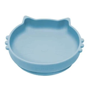 Силиконовая миска Kitty II, 6 месяцев+, Aqua Blue, Appekids