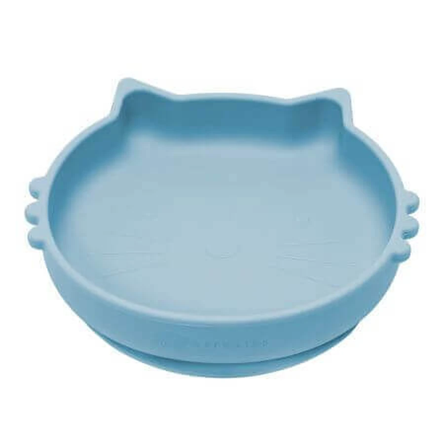 Силиконовая миска Kitty II, 6 месяцев+, Aqua Blue, Appekids: цены и характеристики