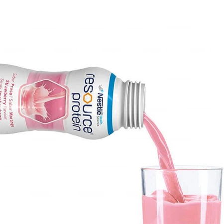 Ентеральне харчування Nestle Resource Protein зі смаком полуниці, 4 шт. х 200 мл: ціни та характеристики