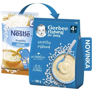 Gerber Натуральна рисова крупа 4м+ 180 г