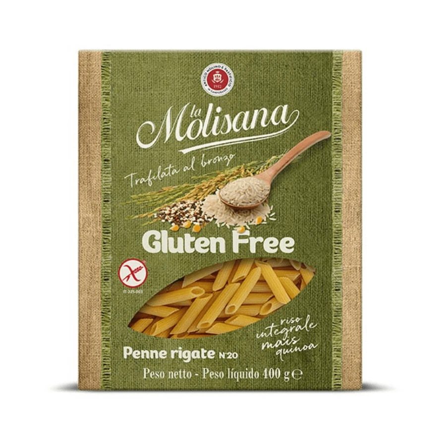 Безглютеновые макароны Penne Rigate, No20, 400 г, La Molisana: цены и характеристики
