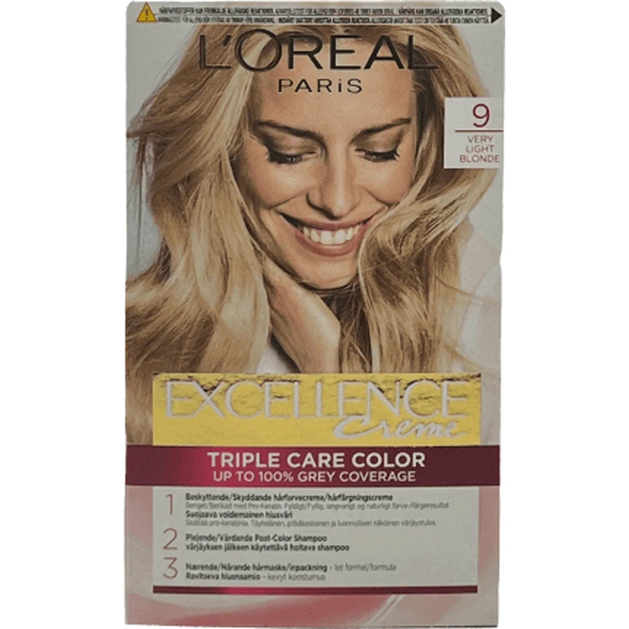 Loreal Paris EXCELLENCE CREME Перманентная краска для волос с аммиаком 9, 1 шт.: цены и характеристики