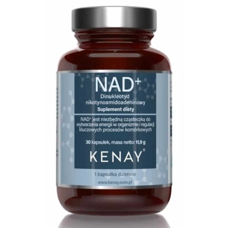 NAD+ Нікотинамід аденіндинуклеотид 30 капсул vege Kenay: ціни та характеристики