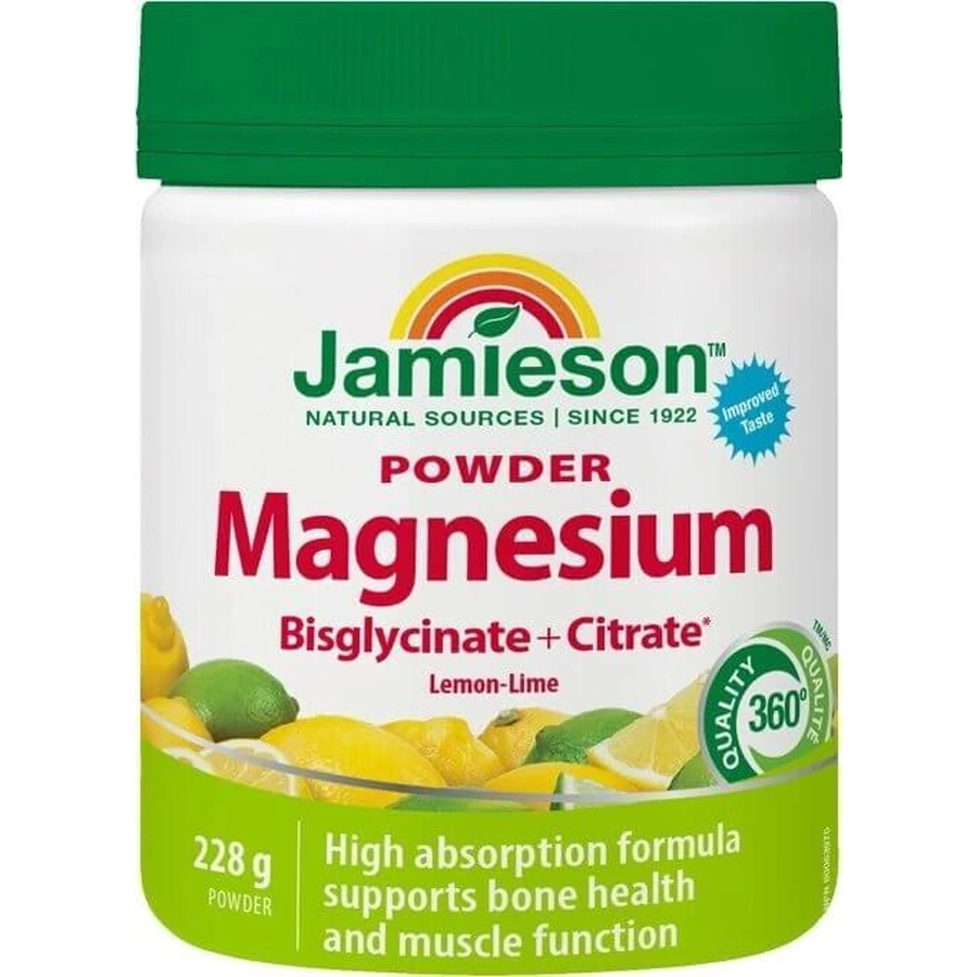 Jamieson MAGNESIUM DRINK MIX CITRON-LIMETKA 228G 1×228 г, порошок: цены и характеристики