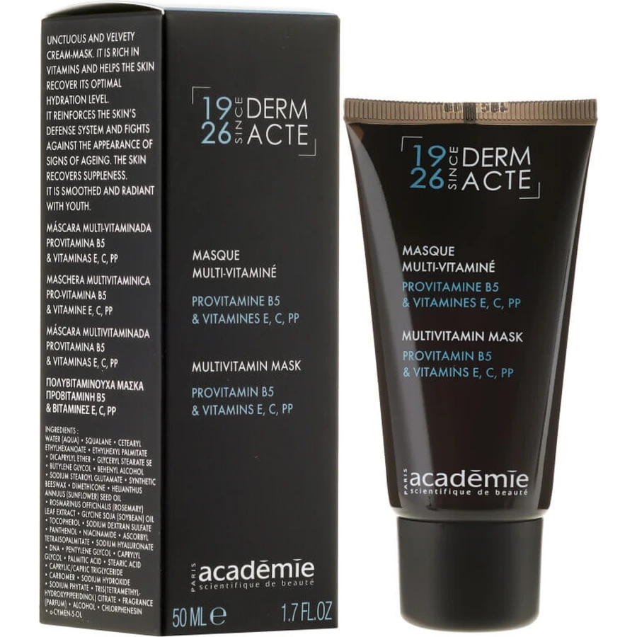 Мультивітамінна антивікова маска Derm Acte, 50 мл, Academie: ціни та характеристики