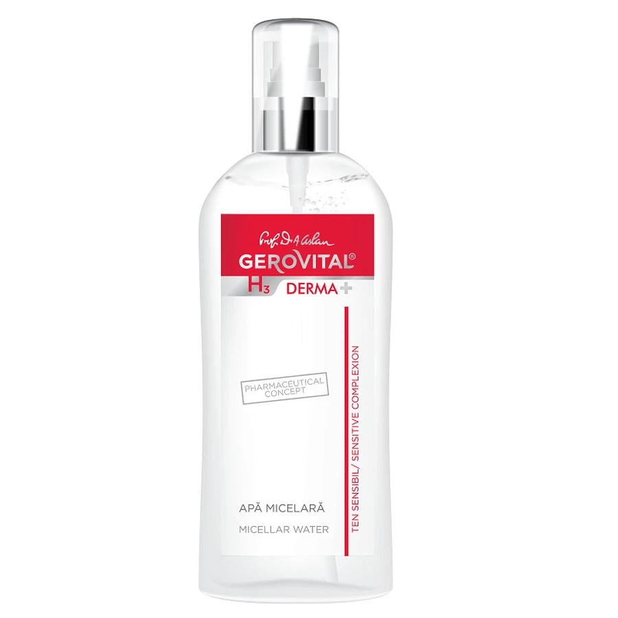 Мицеллярная вода Gerovital H3 Derma+, 150 мл, Farmec: цены и характеристики