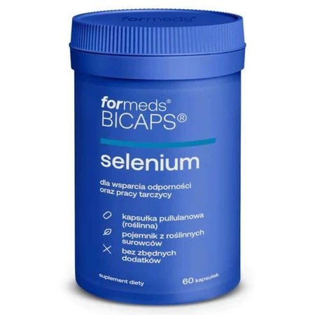 BICAPS SELENIUM 200 мкг Селен 60 капсул. Форми: ціни та характеристики