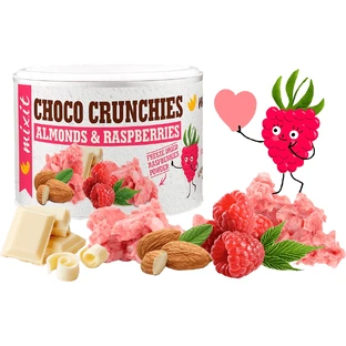Mixit Crunchies - Малинові хрустики з мигдалем 140 г