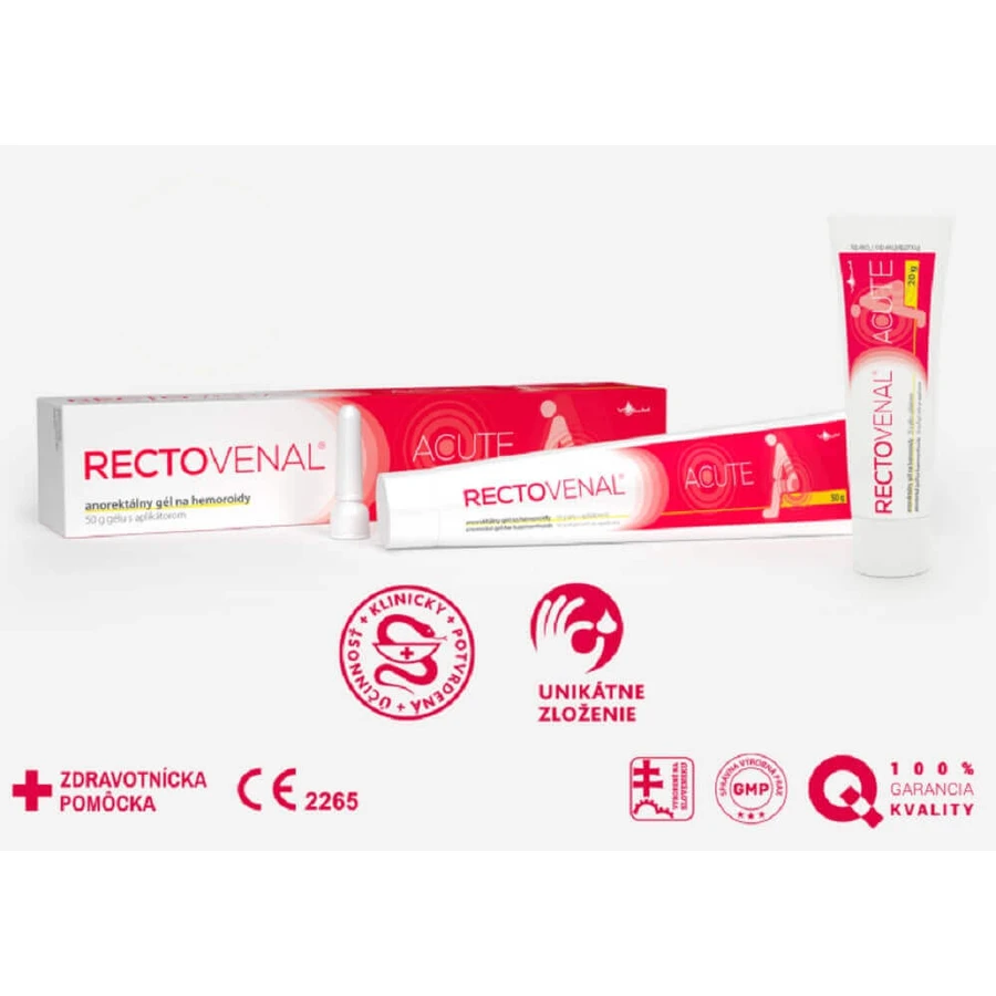 RECTOVENAL ACUTE 1×20 г, аноректальный гель от геморроя: цены и характеристики